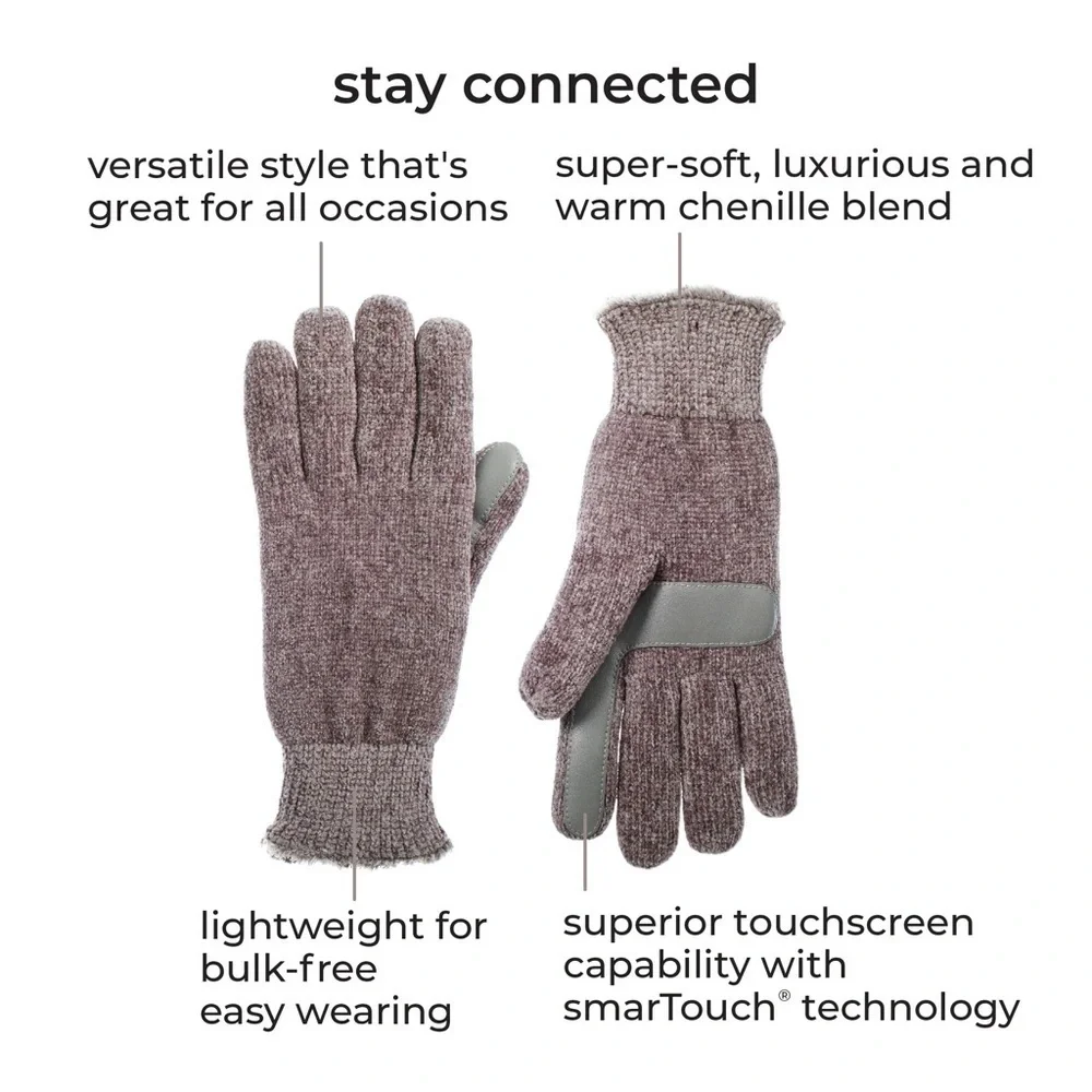 Women's Lined Chenille Glove with smarTouch